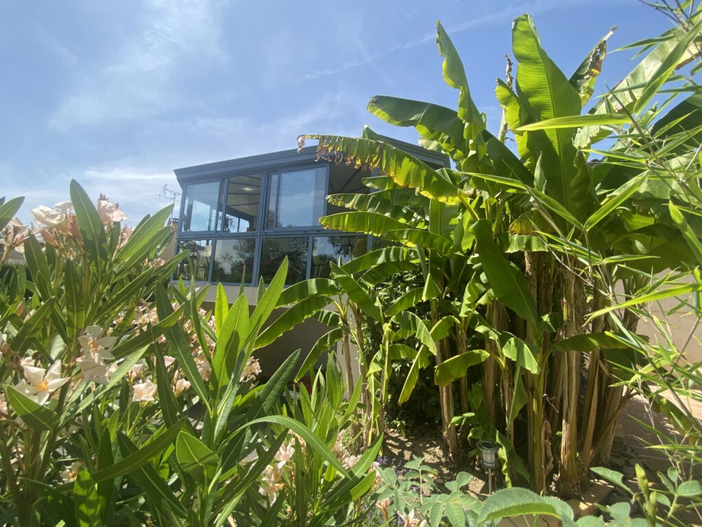 Salle vue du jardin