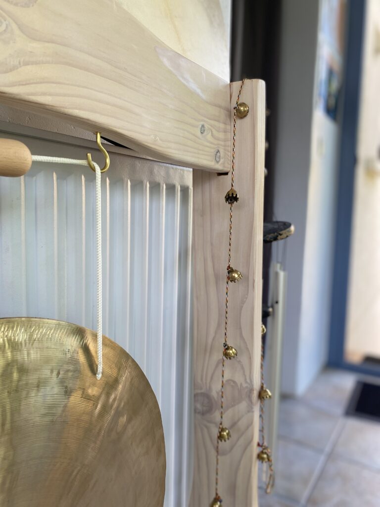 gong et clochettes à vent